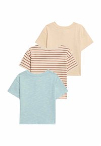 Marks & Spencer 3PK STRIPED PLAIN - T-shirt med print - multi