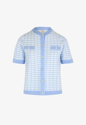 Morgan PRINTED SHORT-SLEEVED - Blusa - bleu ciel