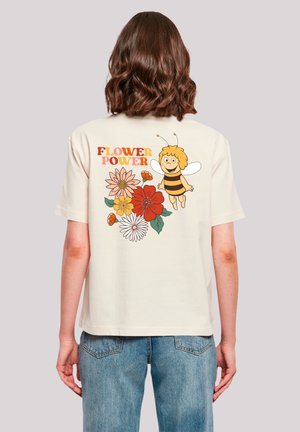 DIE BIENE MAJA FLOWER POWER HEROES OF CHILDHOOD - Print T-shirt - whitesand