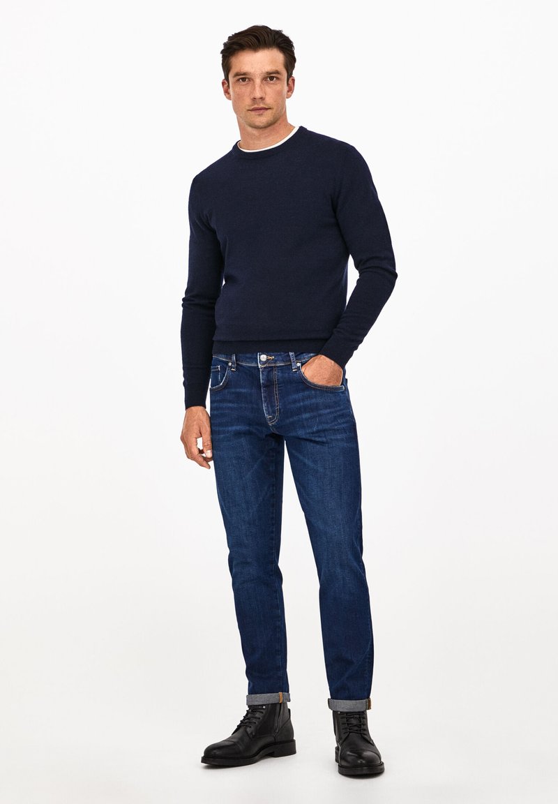 Hackett London Slim fit jeans blauw denim/bluedenim Hackett London Slim fit jeans blauw denim/bluedenim