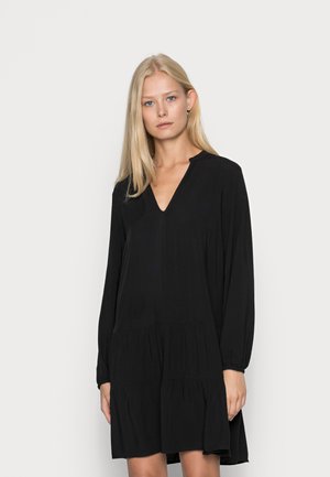 WOVEN DRESS - Denní šaty - true black