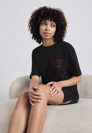 NIGHTY VALENTINE CAPSULE - Camisón - black