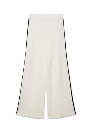 Calliope, PANTALONE GINNICO TINTA UNITA - Pantalon classique - bianco lana