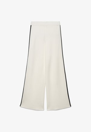 Calliope, PANTALONE GINNICO TINTA UNITA - Pantalon classique - bianco lana
