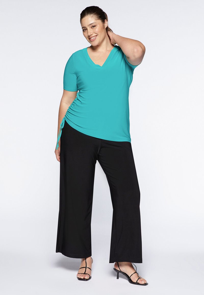 Fiorella Rubino T-shirt basic lichtgroen