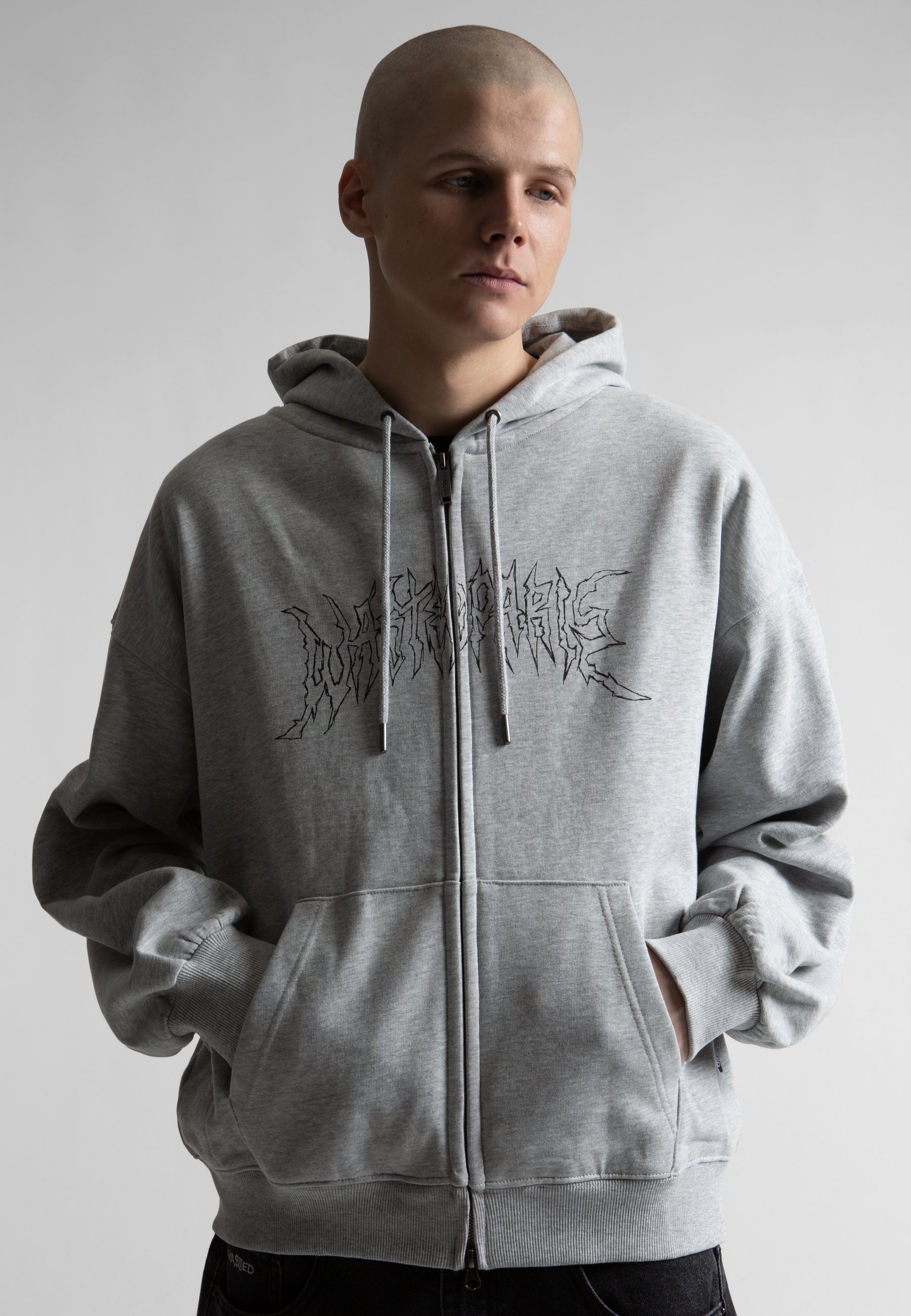 Wasted Paris DIARY BOXY ZIP HOODIE UNISEX - Bluză de molton cu