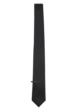 TEXTURED  - Cravată - black