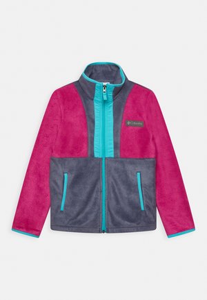 BACK BOWL FULL ZIP UNISEX - Fleecová bunda - wild fuchsia, nocturnal, geyser
