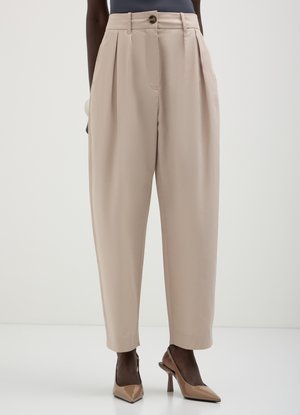 BARREL FIT  - Pantaloni - beige