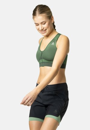 SEAMLESS - High support sports bra - loden frost camping green