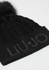 LIU JO POMPOMS - Berretto - black