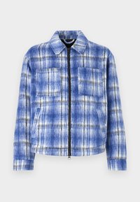 JCOUNION CHECK JACKET - Välikausitakki - beaucoup blue