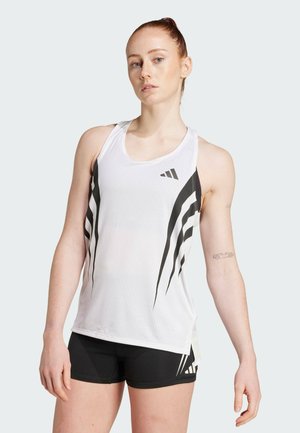 adidas Performance ADIZERO - Top - white
