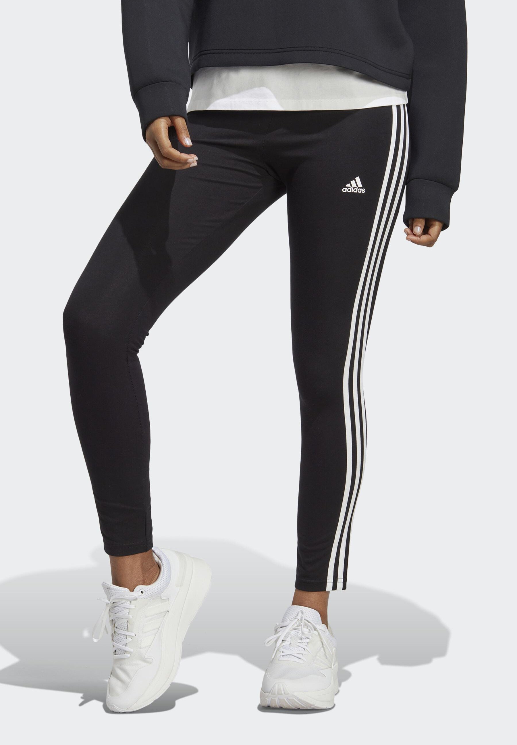 adidas 3 Stripes Leggings - Black