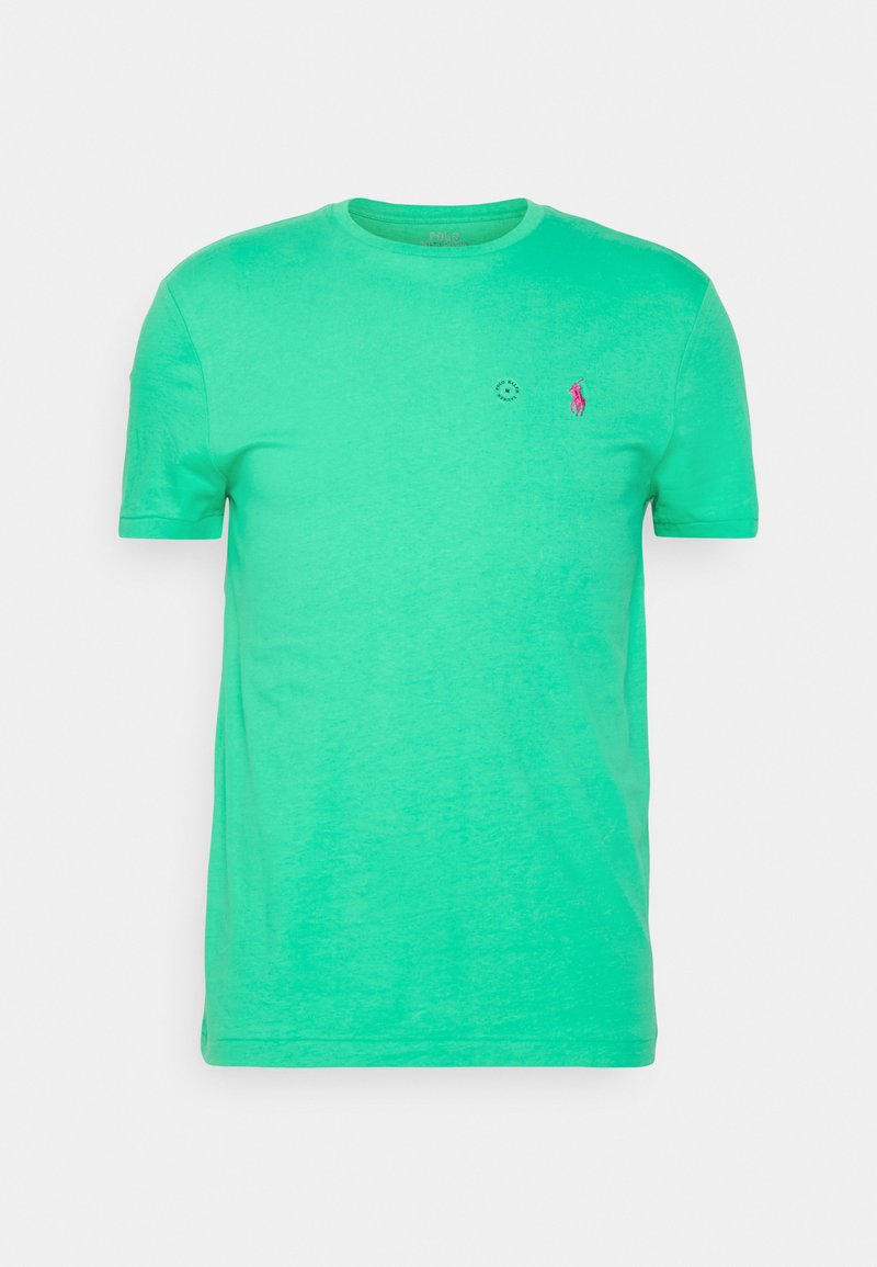 Polo Ralph Lauren CUSTOM SLIM FIT JERSEY CREWNECK T-SHIRT - T-shirt básica - cabo green