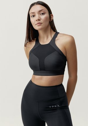 Born Living Yoga LUANA - Sport-BH mit mittlerer Stützkraft - black