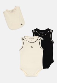 Calvin Klein Jeans - BABY MONOGRAM GIFTPACK UNISEX SET - Body - papyrus/black Thumbnail-Bild 1