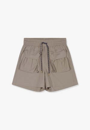 10DAYS, 10DAYS BOTTOMS CRINKLE UTILITY SHORTS - Shorts - fog