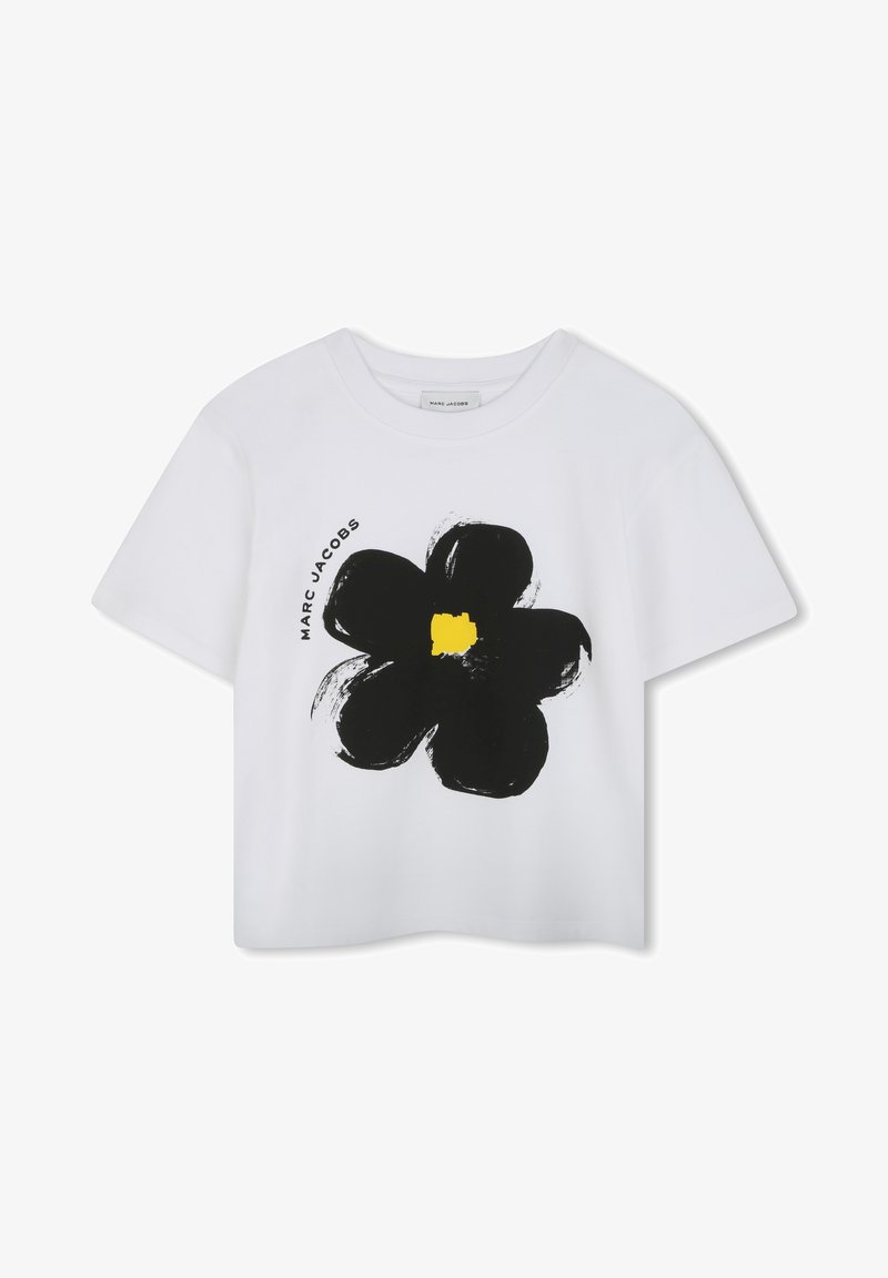 MARC JACOBS SHORT SLEEVES TEE - Apdrukāts T-krekls - white