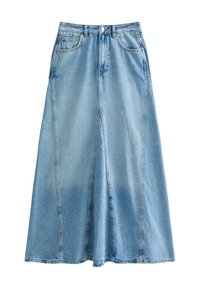 PANELLED - Gonna lunga - blue