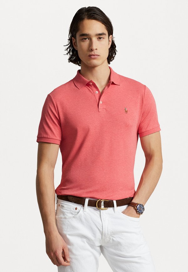 CUSTOM SLIM FIT SOFT COTTON POLO SHIRT - Polo shirt - koralle