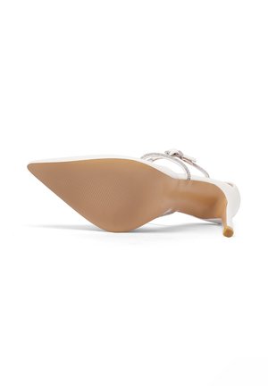Scarpe Décolleté Con Tacco A Spillo Donna QUEEN HELENA - Eleganti, Con Strass, Cinturino Alla Caviglia, Pelle E Suola In Gomma