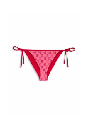 HUGO, MONOGRAM SIDE TIE - Bikinialaosa - pink