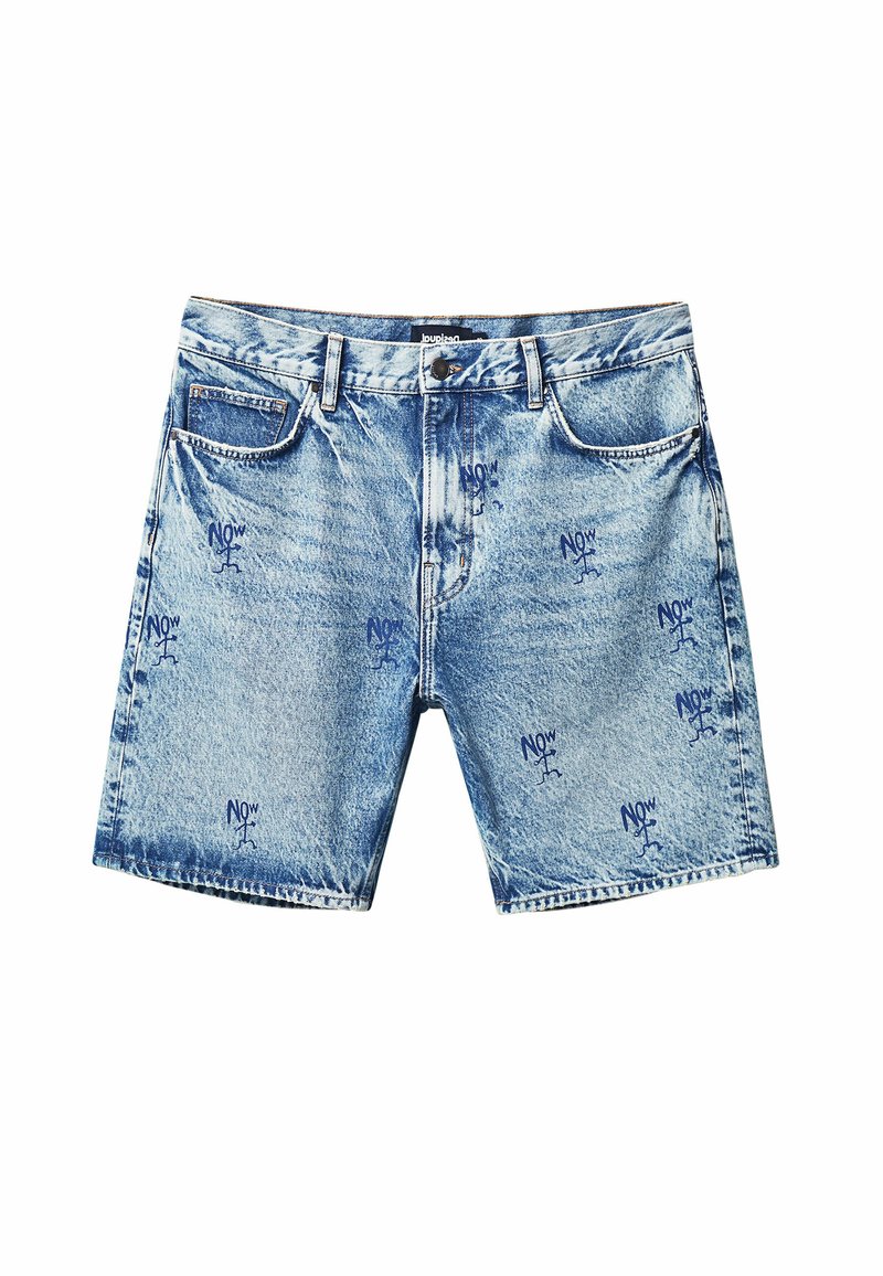 Desigual Jeansshort blauw
