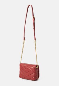 Pinko LOVE CLICK PUFF - Borsa a tracolla - ocra rosso/antique gold