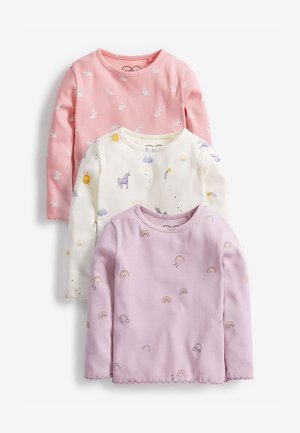 3 PACK - Top s dlouhým rukávem - pink