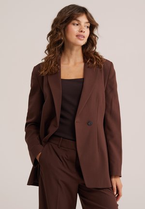 WE Fashion, Blazer - dark brown