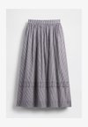 GAP X DOEN MIDI SKIRT GINGHAM - A-line skjørt - navy