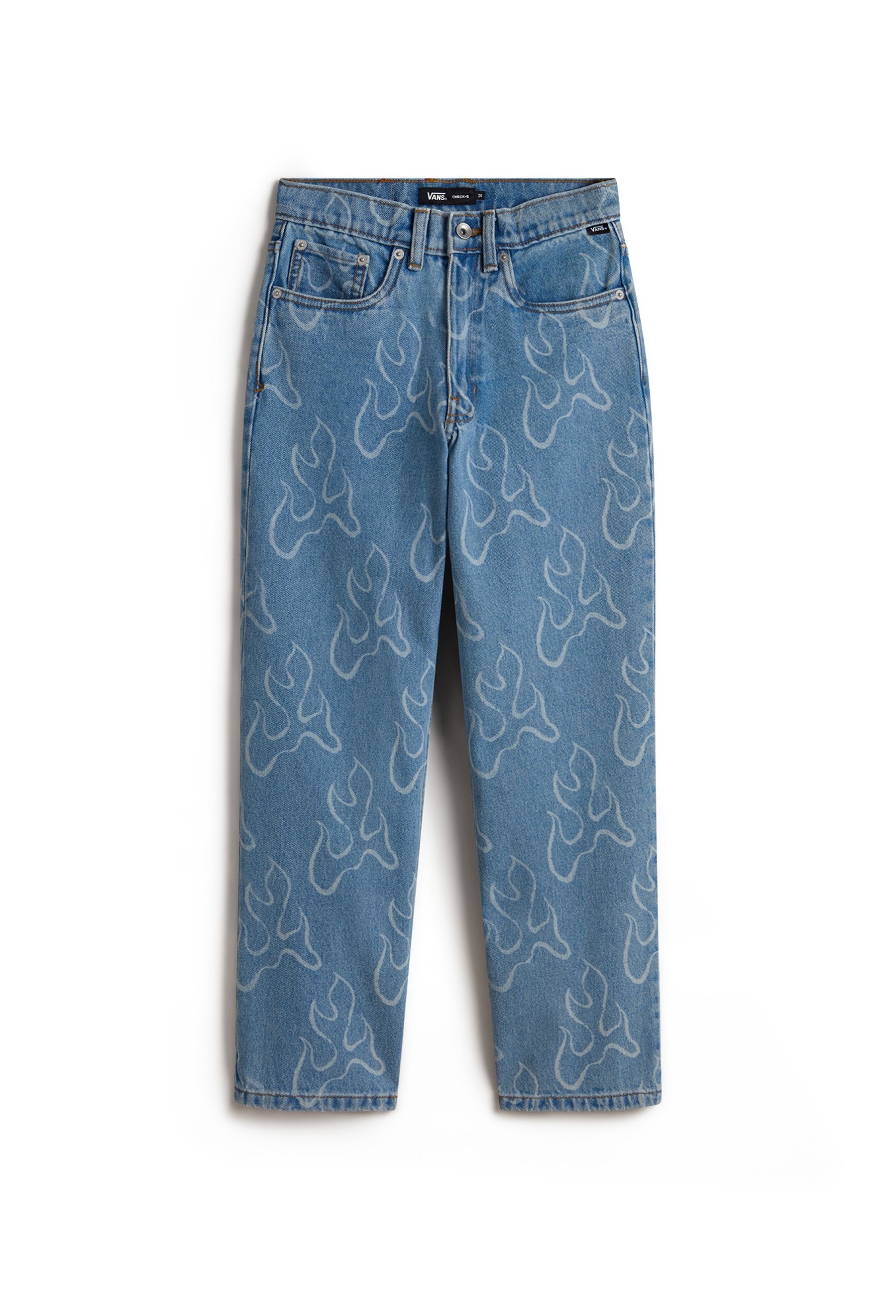 Vans CHECK-5 BLAZE LOOSE FIT Straight leg jeans stonewash blue