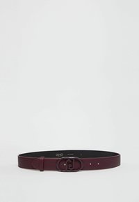 LIU JO WITH LOGO BUCKLE - Remen - bordeaux