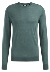 WE Fashion Stickad tröja - green