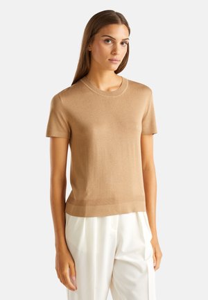 SHORT SLEEVE - T-shirt basic - beige
