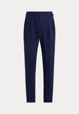 Polo Ralph Lauren PLEATED BARATHEA TUXEDO TROUSER - Pantaloni de costum - deep blue