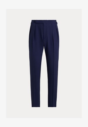 Polo Ralph Lauren PLEATED BARATHEA TUXEDO TROUSER - Anzughose - deep blue