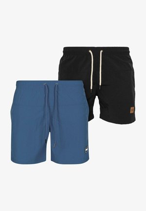 BLOCK - Plaukimo šortai - vintageblue black