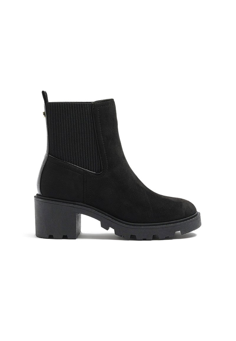 River Island Bottines à plateau black/noir ZALANDO.FR