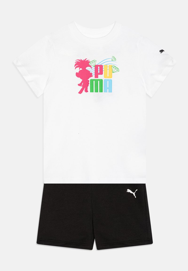 Puma TROLLS MINICAT TEE UNISEX SET - Shorts - white - Zalando.ie