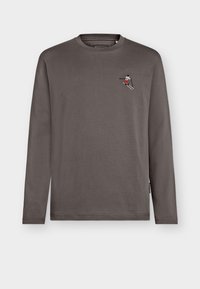 EMBROIDERED LONGSLEEVE - Long sleeved top - classic mid grey