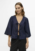 Object - Objrosie S/L Lo Denim Top - 4996578 Light Blue Denim main image 1