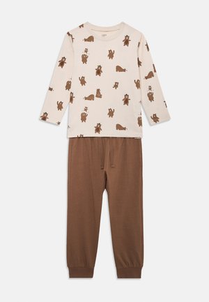 BACK FOCUS UNISEX SET - Trenirka - light beige
