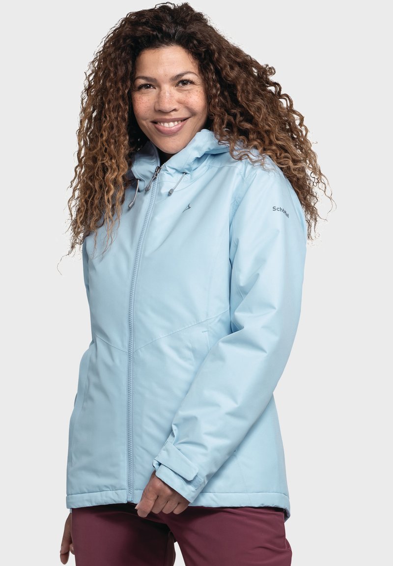 Schöffel Regenjacke / wasserabweisende Jacke - blau