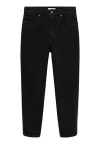 Mango Vaqueros rectos - black denim