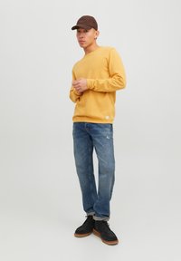 Jack & Jones JJELEO CREW NECK - Pulover - honey gold