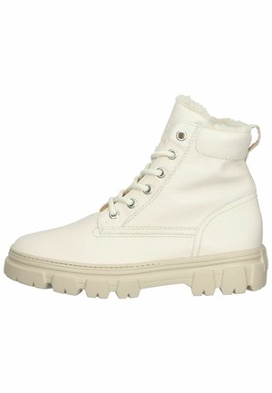 Schnürstiefelette - beige