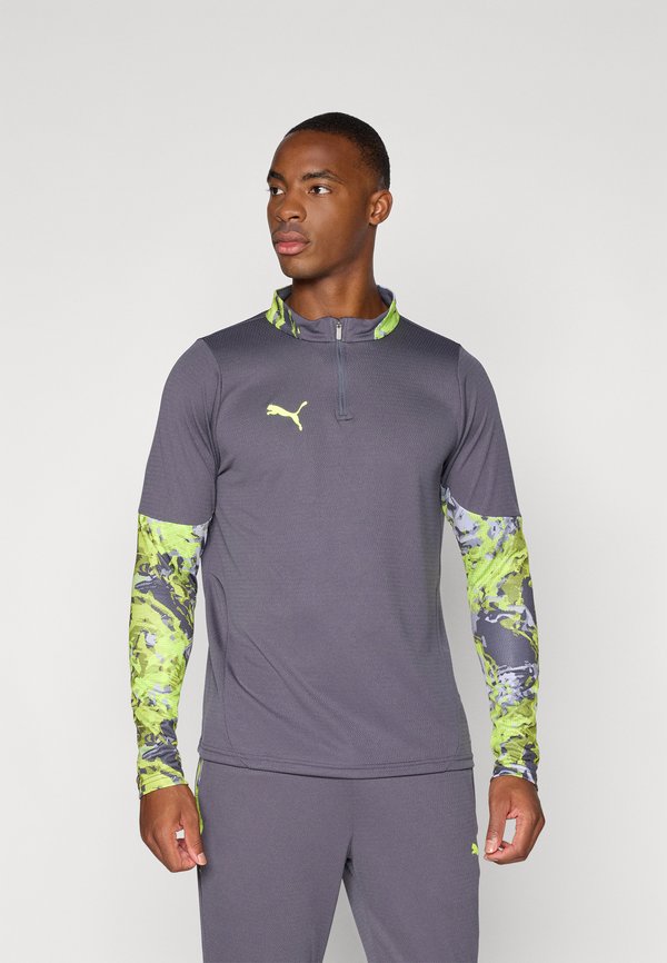 INDIVIDUALCUP 1/4 ZIP TOP - Long sleeved top - galactic gray