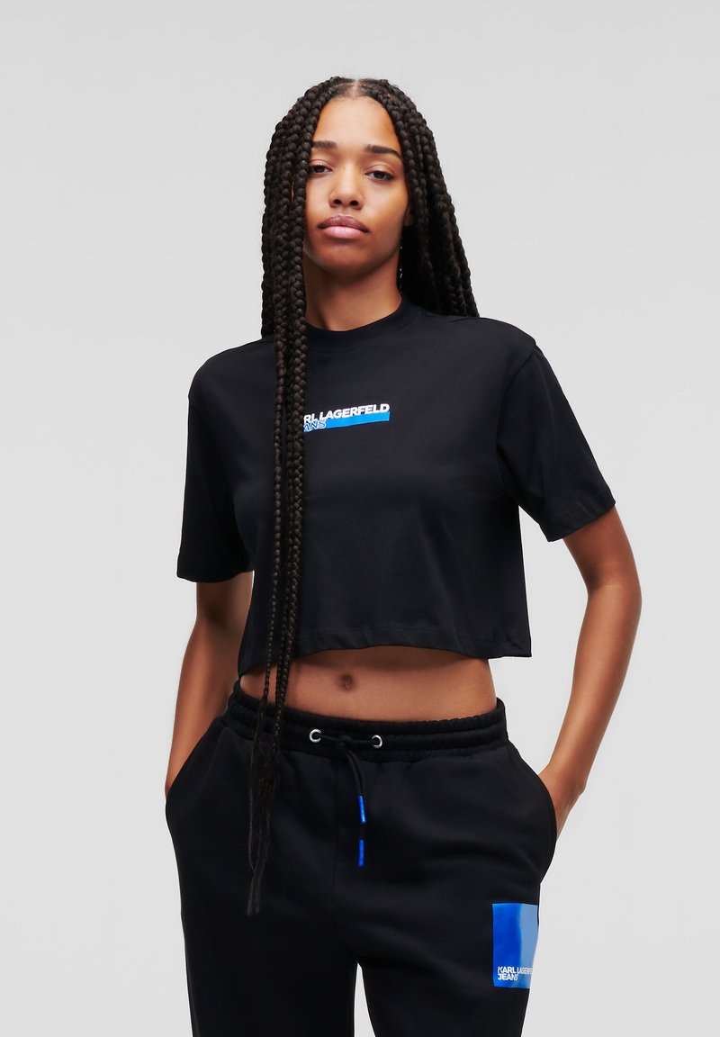 T-SHIRT MIT KLJ-LOGO für Herren von LAGERFELD | Kostenloser Versand und Rücksendungen